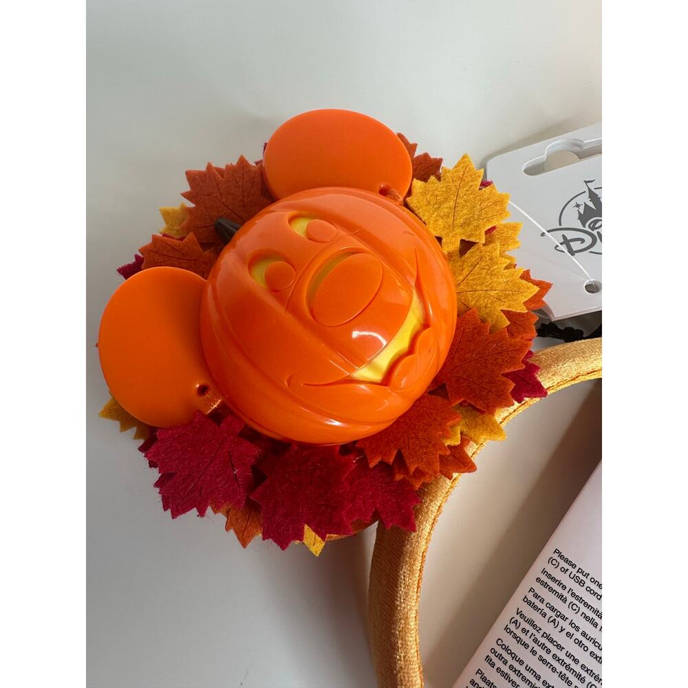 2026 Disney Parks Halloween
Mickey Mouse Wreath
Pumpkin Ear Ears Headband - Picture 4 of 5